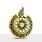 Premium Acrylic Allah Wall Clock – Islamic Decorative Art