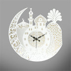 Masjid Design Wall Clock – Modern Islamic Art Timepiece for Home Décor