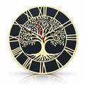 Roman Tree of Life 3D Acrylic Wall Clock | Home Wall Decor