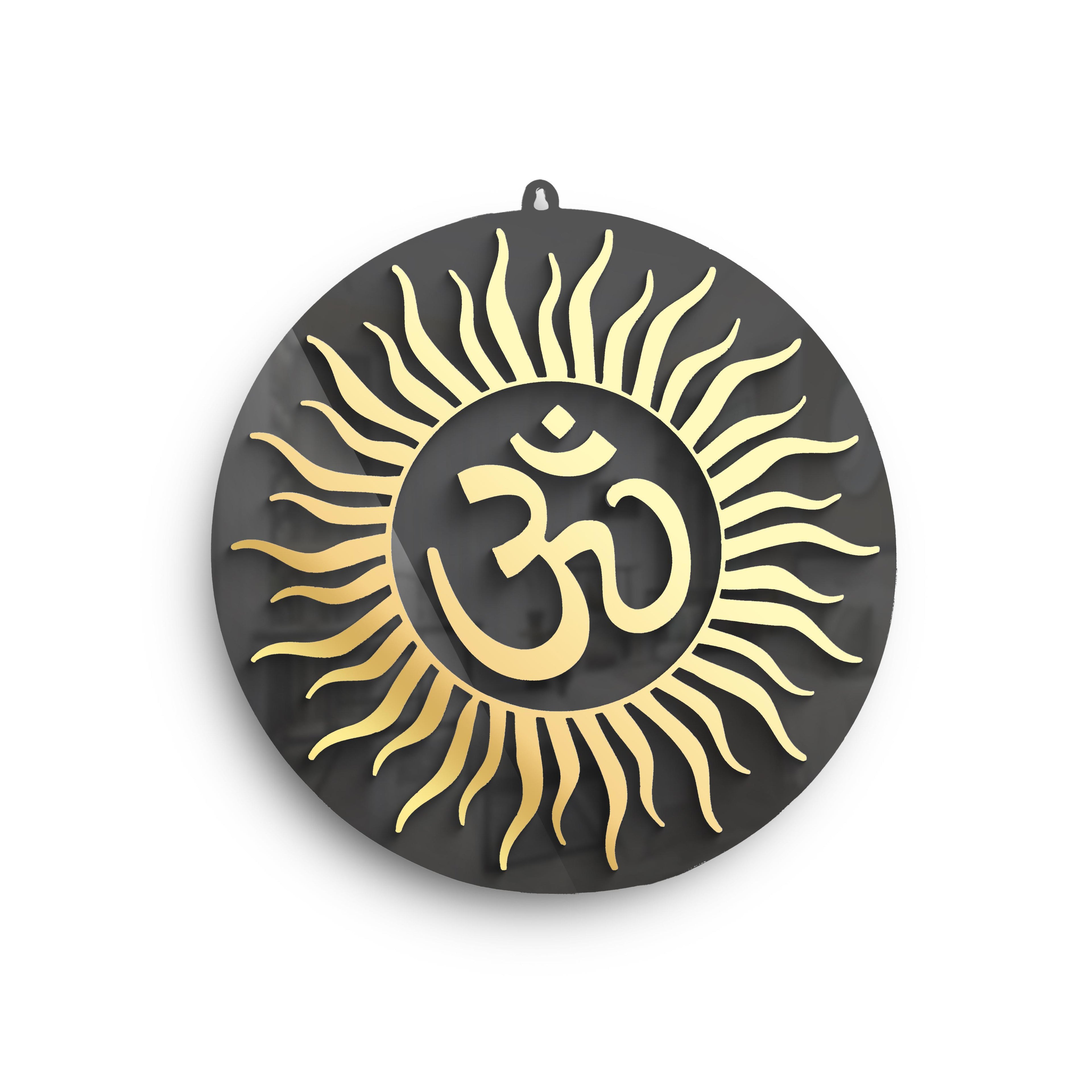 Om Wall Décor – Elegant Spiritual Home Decoration Piece