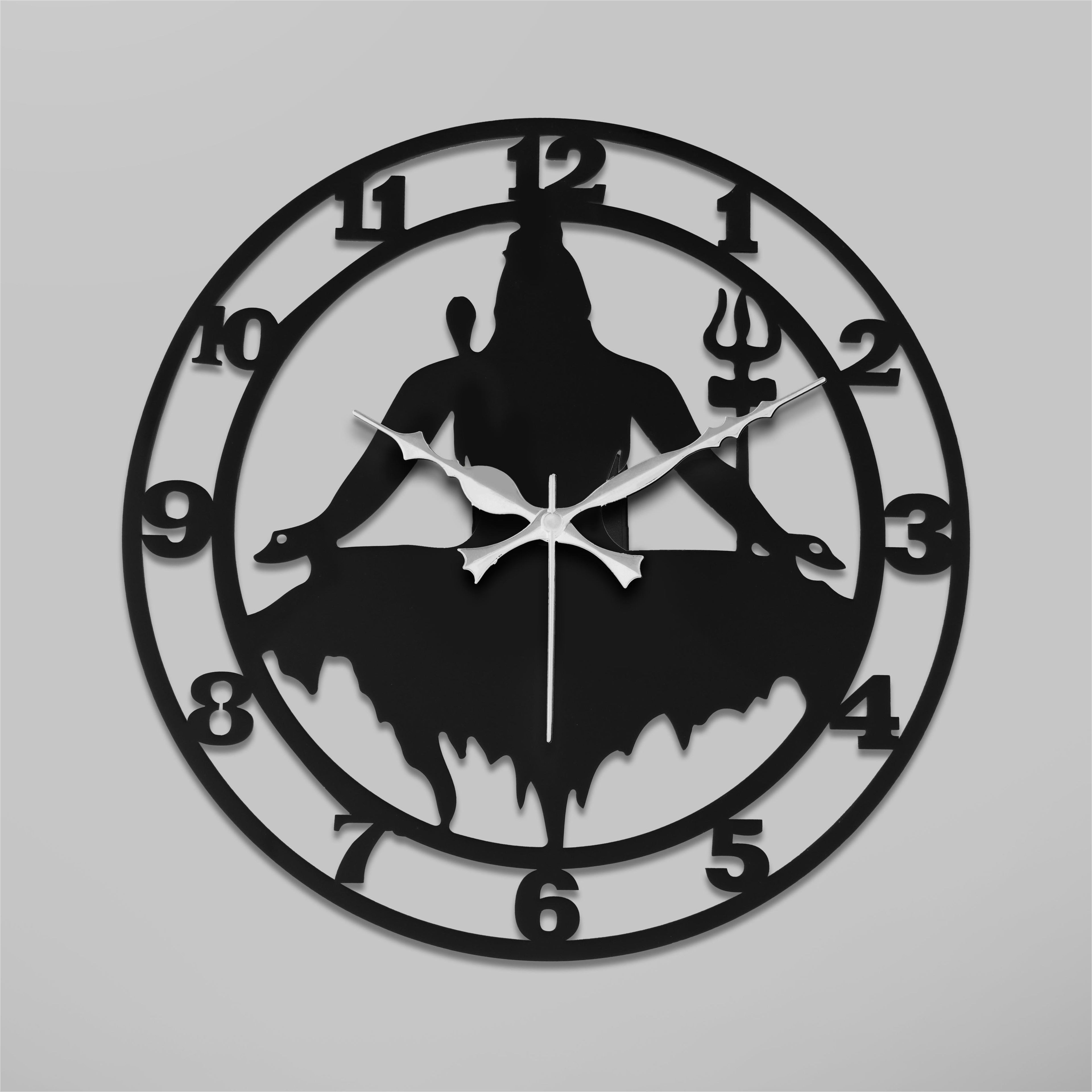 Premium Shiva Wall Clock – Spiritual Home Décor Timepiece