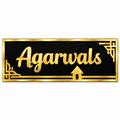 Personalized Acrylic Name Plate – Gold & Black Home Door Sign, 40 × 15 cm