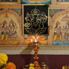 Lord Ganesha Acrylic Wall Frame