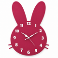 Acrylic Bunny Wall Clock – Premium Decorative Art Size(40X29)Cm