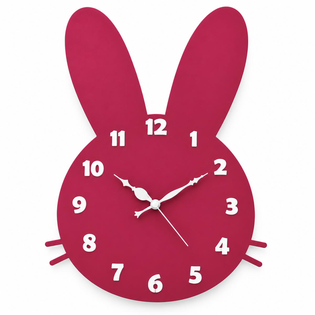 Acrylic Bunny Wall Clock – Premium Decorative Art Size(40X29)Cm