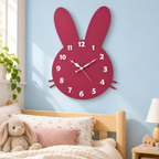Acrylic Bunny Wall Clock – Premium Decorative Art Size(40X29)Cm