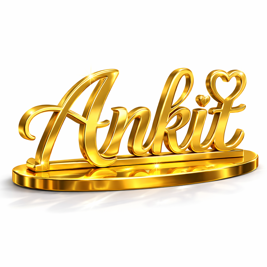 Royal Shine Table Nameplate